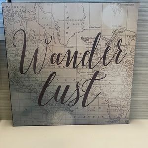 Wander lust hanging art decor
